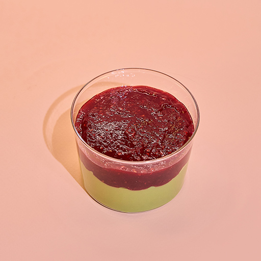 Додадковий крем до паски Фісташково-малиновий